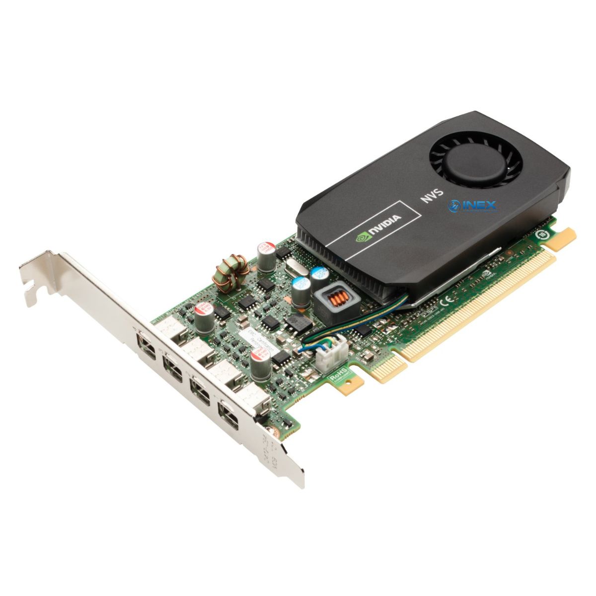 Scheda video NVIDIA NVS 510 2 GB GDDR3, PCI Express x16, Ricondizionato