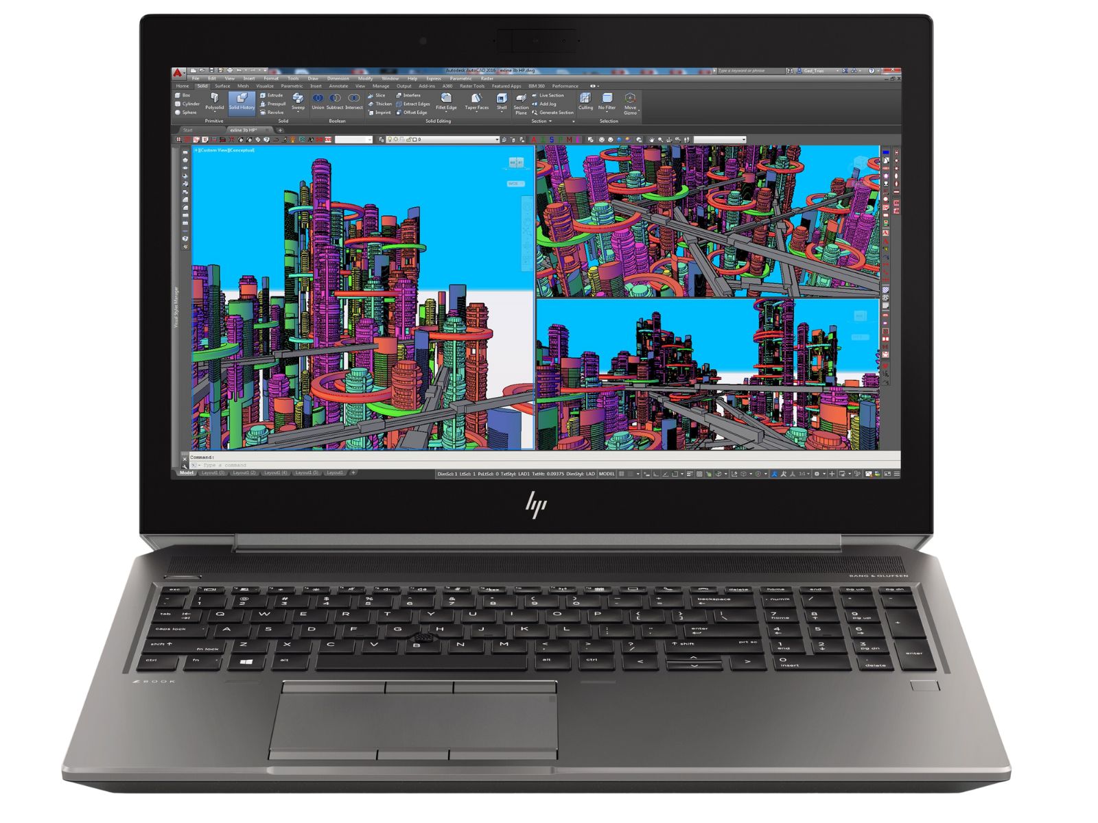 1 Workstation Ricondizionato HP ZBook 15 G5 i7 8ªGen 16GB 512GB HDD Win11 Pro Quadro P1000 - immagine 1